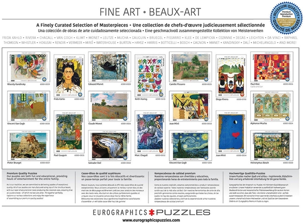 Пазл EuroGraphics Большой канал в Венеции, Эдуард Мане, 1000 элементов (6000-0828) - Pampik - 4