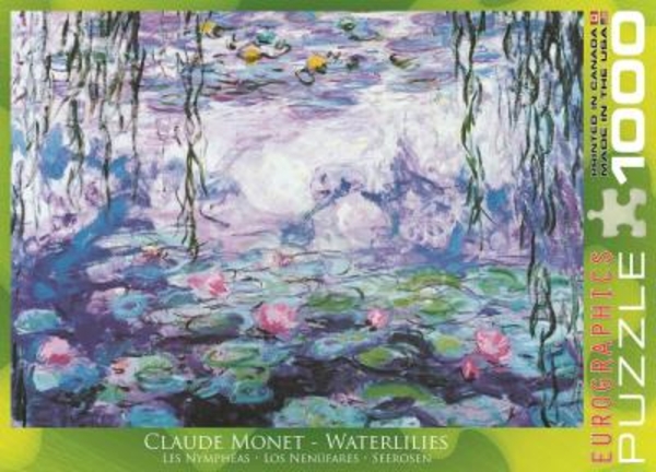 Пазл EuroGraphics Водяні лілії, Клод Оскар Моне, 1000 елементів (6000-4366) - Pampik - 2