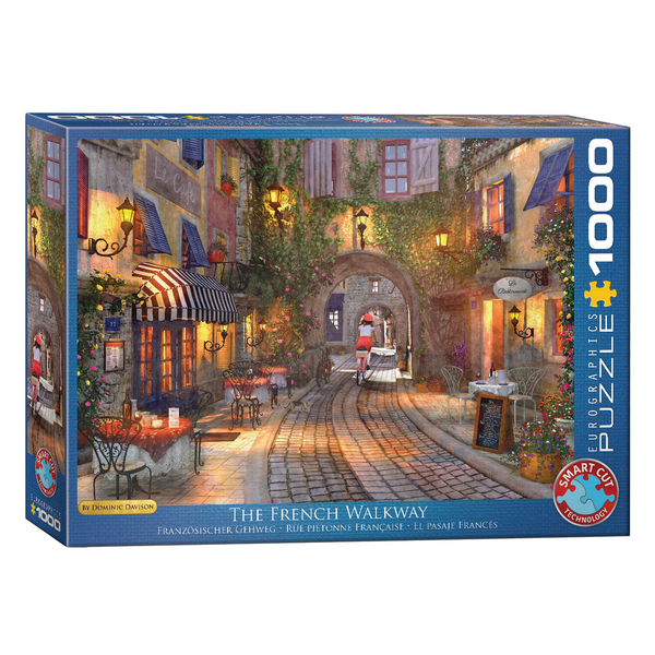 Пазл EuroGraphics Французька вуличка, Домінік Девісон, 1000 елементів (6000-0961) - Pampik