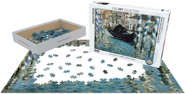 Пазл EuroGraphics Большой канал в Венеции, Эдуард Мане, 1000 элементов (6000-0828) - Pampik - 3