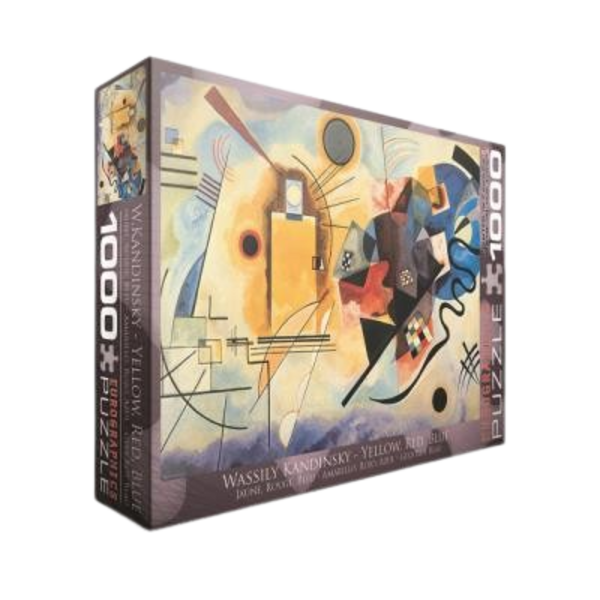Пазл EuroGraphics Жовто-червоно-блакитний, Василь Кандінський ,1000 елементів (6000-3271) - Pampik
