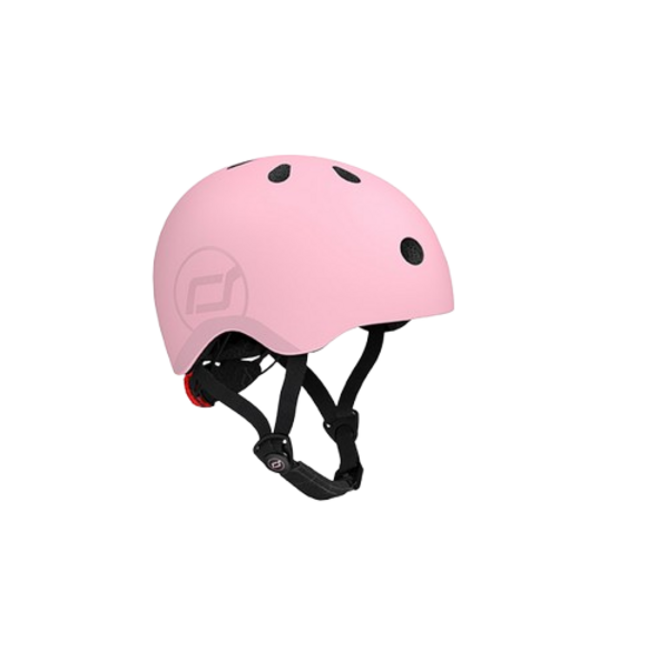 Шолом захисний дитячий Scoot and Ride з ліхтариком, розмір S/M (51-53 см), рожевий (SR-190605-ROSE) - Pampik