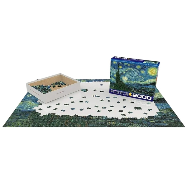 Пазл EuroGraphics Звездная ночь. Винсент Ван Гог, 2000 элементов (8220-1204) - Pampik - 4
