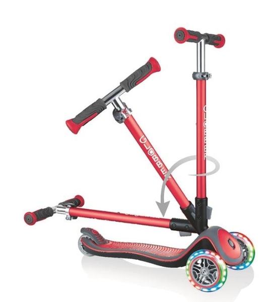 Самокат Globber Elite Deluxe, червоний (444-402) - Pampik - 2