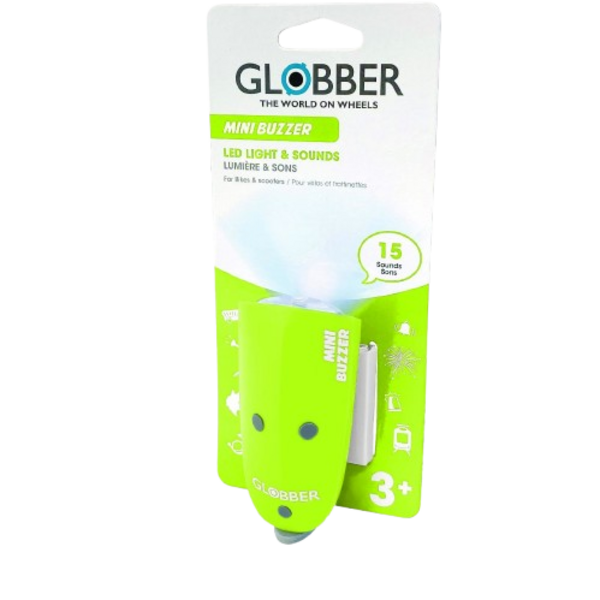 Сигнал звуковой и световой Globber Mini Buzzer, зеленый (530-106) - Pampik