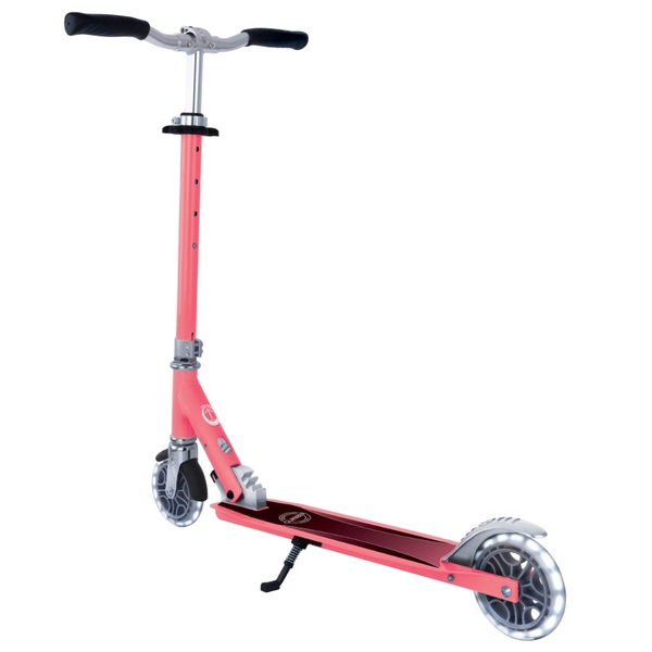 Самокат Globber Flow Element Lights, рожевий (721-177) - Pampik - 2