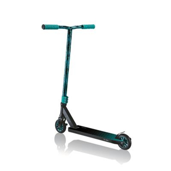 Уцінка. Самокат Globber GS720, трюковий, з пегами, чорно-бірюзовий (624-005-3) - Pampik - 2