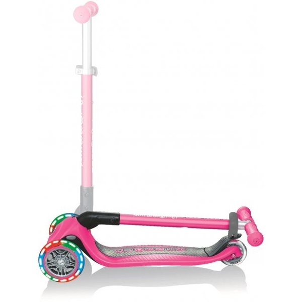 Самокат Globber Primo Foldable Lights, рожевий (432-110-2) - Pampik - 6