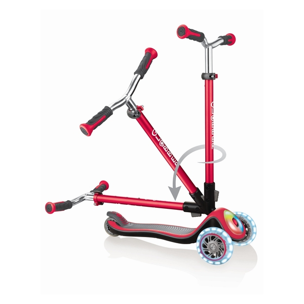 Самокат Globber Primo Elite Prime, красный (444-802) - Pampik - 9