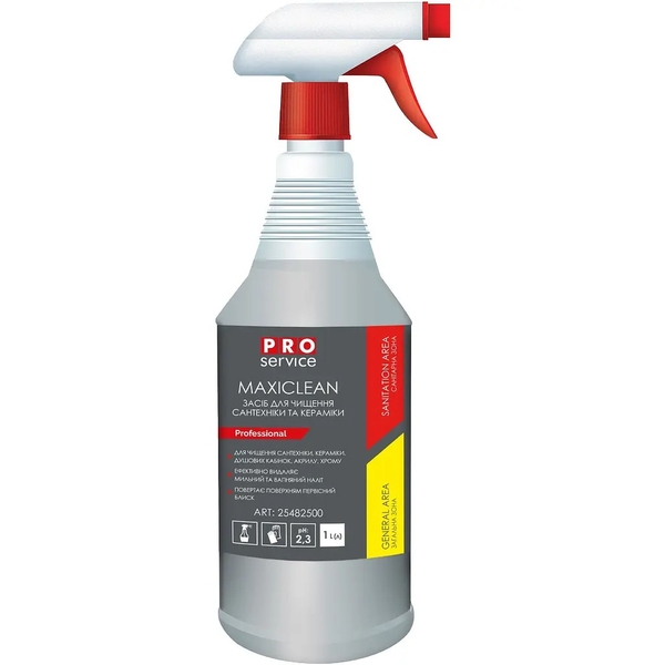 Средство для ванной комнаты PRO service Maxiclean, 1 л - Pampik