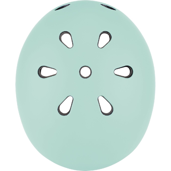 Шолом захисний дитячий Globber Evo Lights з ліхтариком, розмір XXS/XS (45-51 см), пастельний зелений (506-206) - Pampik - 5