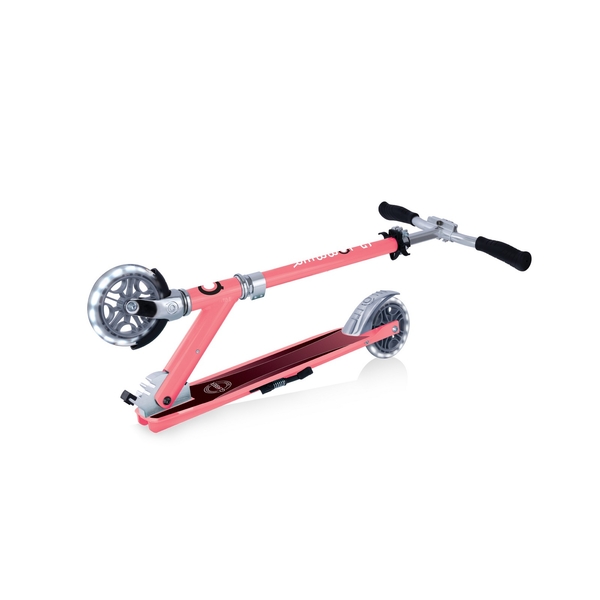 Самокат Globber Flow Element Lights, рожевий (721-177) - Pampik - 5