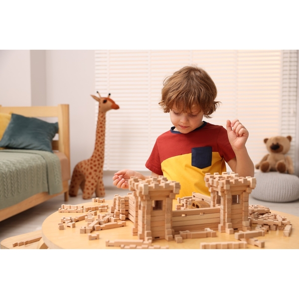 Дерев'яний конструктор Igroteco Оборонні мури, 282 деталі (900347) - Pampik - 5