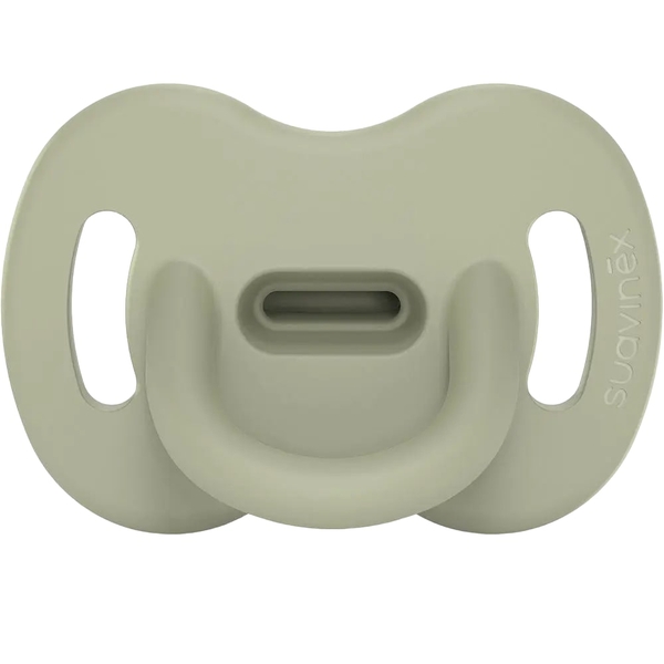 Пустушка Suavinex Colour Essence силіконова фізіологічна, 0-6 місяців, зелений (308096) - Pampik