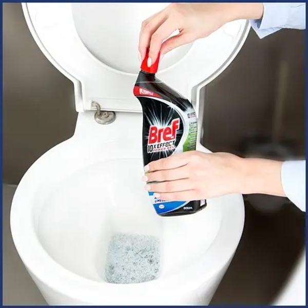 Чистящий гель для унитаза Bref Колор Актив + Яркий блеск Океан, 700 мл - Pampik - 2