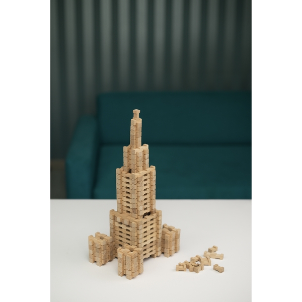 Дерев'яний конструктор Igroteco Фантазія, 240 деталей (900033) - Pampik - 2