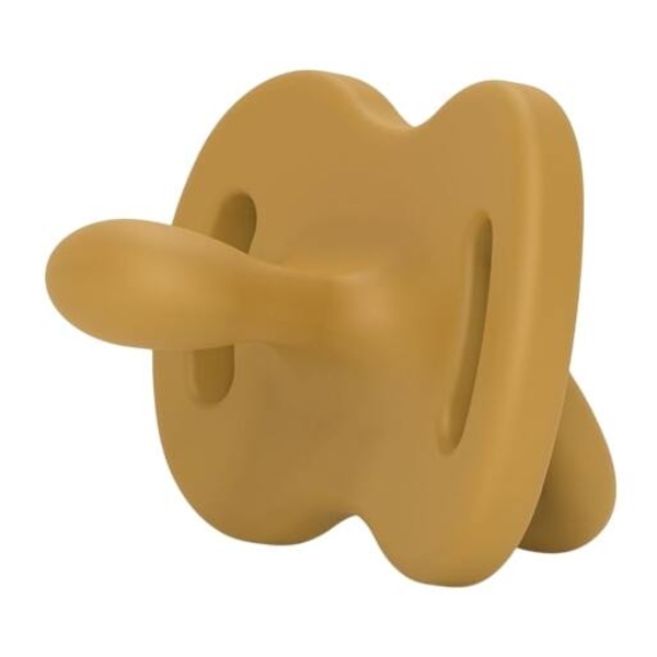 Пустушка Suavinex Colour Essence силіконова фізіологічна, 0-6 місяців, жовтий (308095) - Pampik - 2