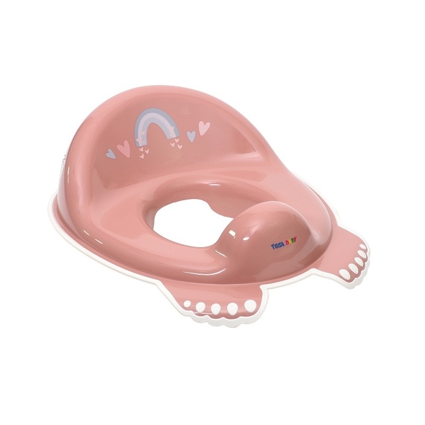 Накладка на унітаз Tega Baby Meteo, з протиковзкими гумками, рожевий (ME-002-123) - Pampik