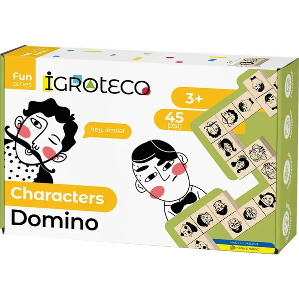 Доміно Igroteco Персонажі, 45 ел. (900620) - Pampik