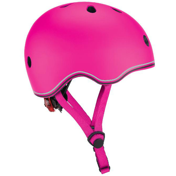 Шолом захисний Globber Evo Lights з ліхтариком, р.XXS-XS (45-51см), рожевий (506-110) - Pampik - 2