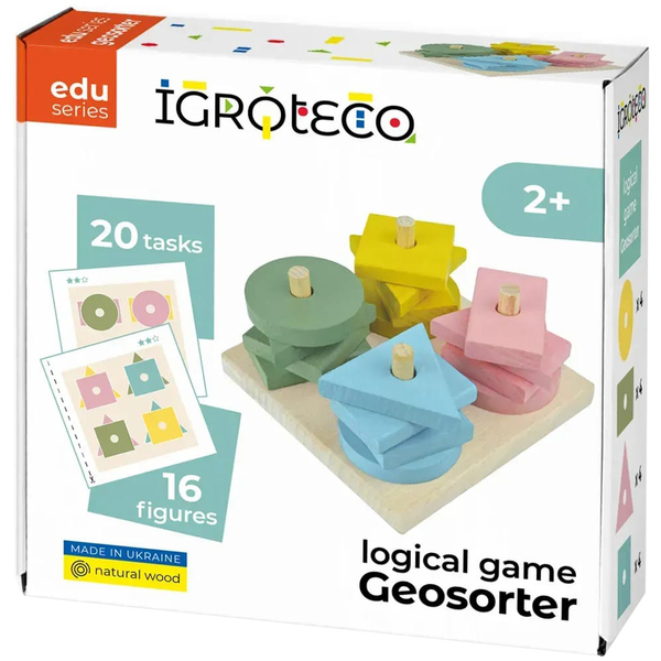 Логическая игра Igroteco Геосортер, 16 эл. (900729) - Pampik