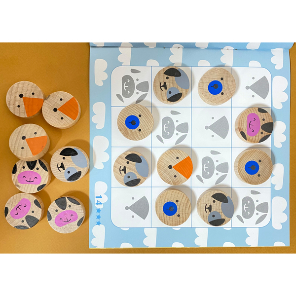 Логічна гра Igroteco Судоку Тварини, 16 ел. (900705) - Pampik - 4