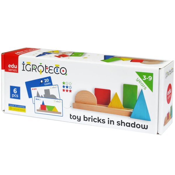 Іграшка дерев'яна Igroteco Фігури і Тіні (900606) - Pampik