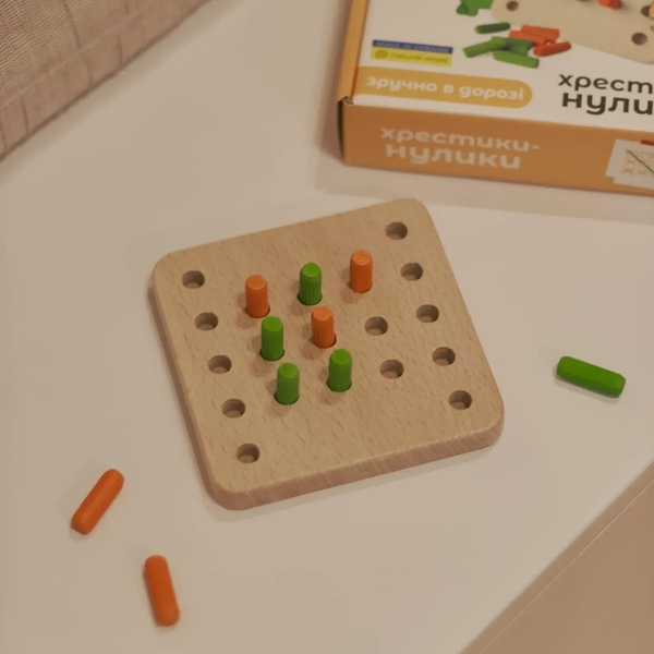Дерев'яна гра Igroteco Хрестики-нулики (900576) - Pampik - 2