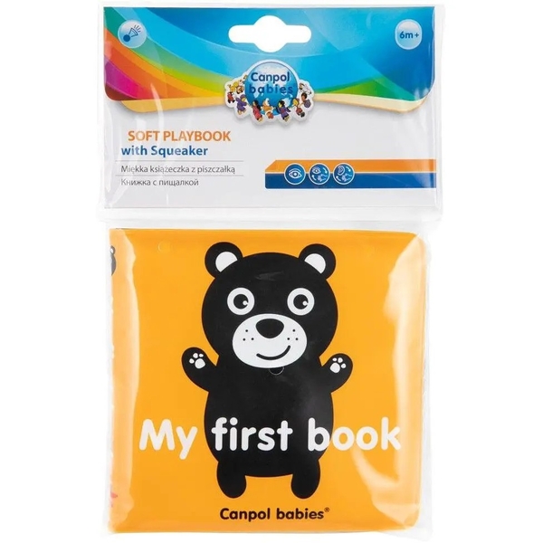 Іграшка-книжечка Canpol babies, м'яка пищалка (2/803) - Pampik - 4