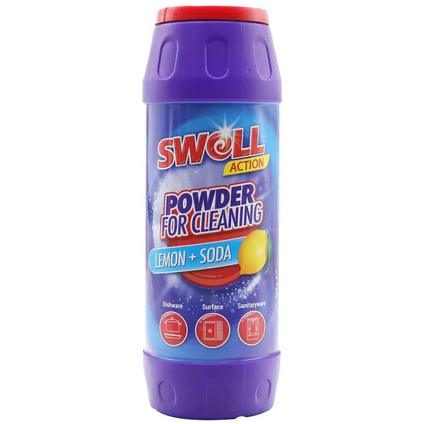 Порошок для чищення Swell Lemon+Soda, 500 г - Pampik