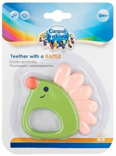 Брязкальце-зубогризка Їжачок Canpol babies (5/201) - Pampik - 2