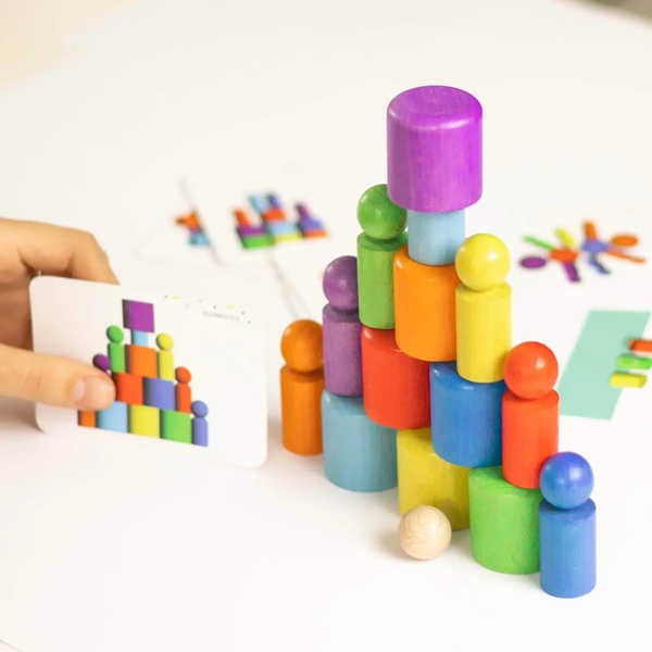 Дерев'яний сортер Igroteco Веселка (900712) - Pampik - 6