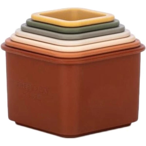 Силиконовый сортер FreeON Башня Квадрат (46224) - Pampik