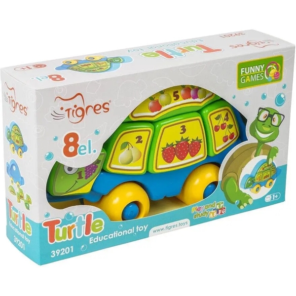 Розвиваюча іграшка Tigres Черепаха-умняха (39201) - Pampik - 3