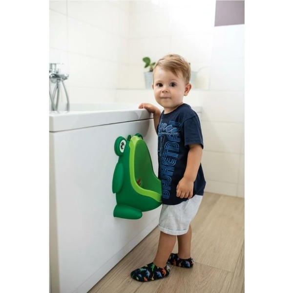 Горщик дитячий для хлопчика FreeOn Happy Frog Green, зелений (37995) - Pampik - 2