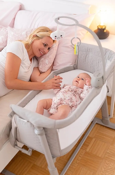 Ліжечко приставне FreeON Dream Cot Beige, бежевий (33065) - Pampik - 7