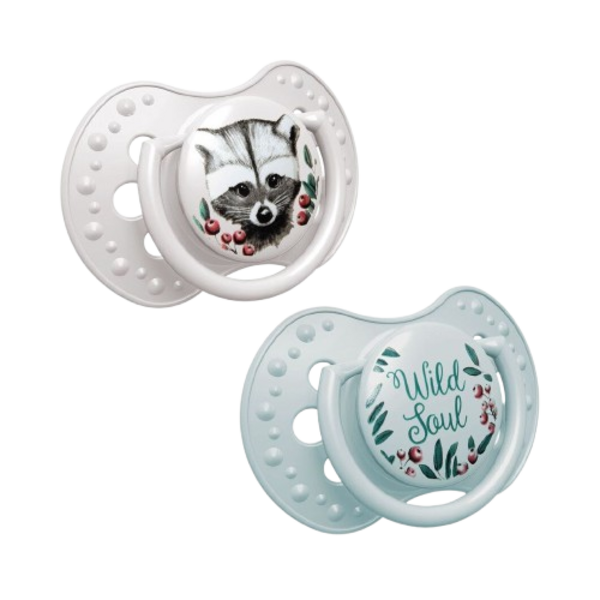 Пустушка силіконова Lovi Wild Soul Boy, динамічна, 3-6 міс, 2 шт. (22/883boy) - Pampik