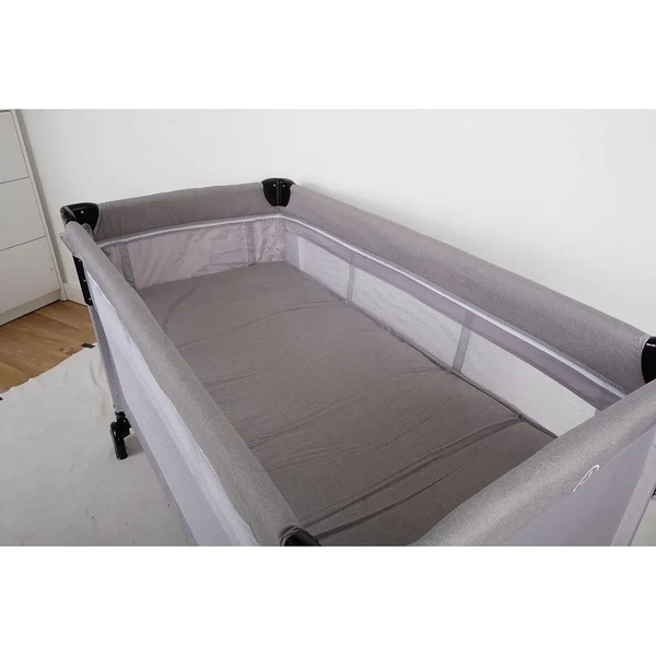 Ліжко-манеж FreeON Bedside travel cot Grey, сірий (39968) - Pampik - 4