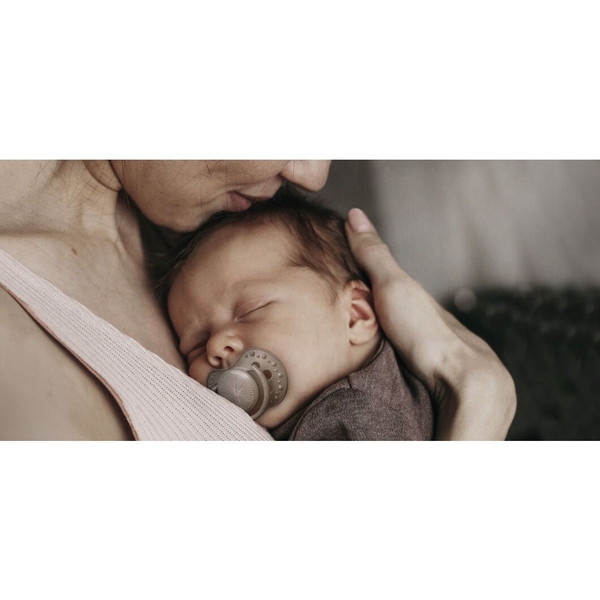 Пустушка силіконова Lovi Harmony Boy, динамічна, 6-18 міс, 2 шт., сірий (22/907boy) - Pampik - 3