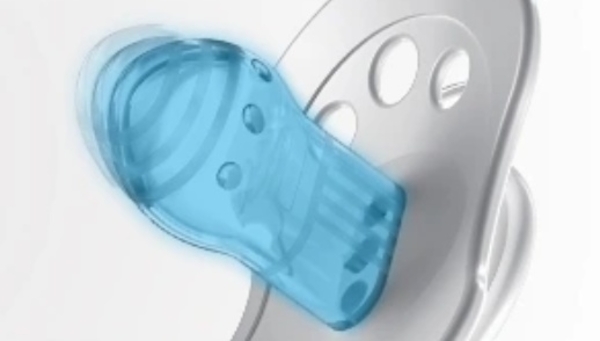 Пустушка силіконова Lovi Harmony Girl, динамічна, 6-18 міс, 2 шт., бежевий (22/907girl) - Pampik - 5