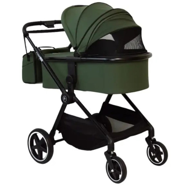 Універсальна коляска 3в1 FreeON Zack, оливковий (81972) - Pampik - 2