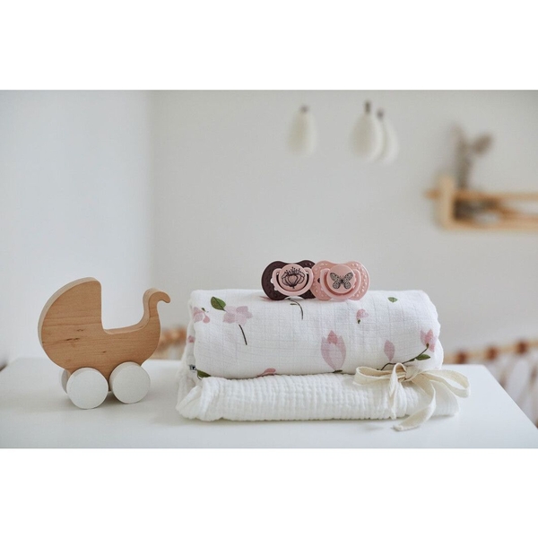 Пустушка силіконова Lovi Botanic Girl, симетрична, 0-3 міс., 2 шт., фіолетовий (22/869girl) - Pampik - 7