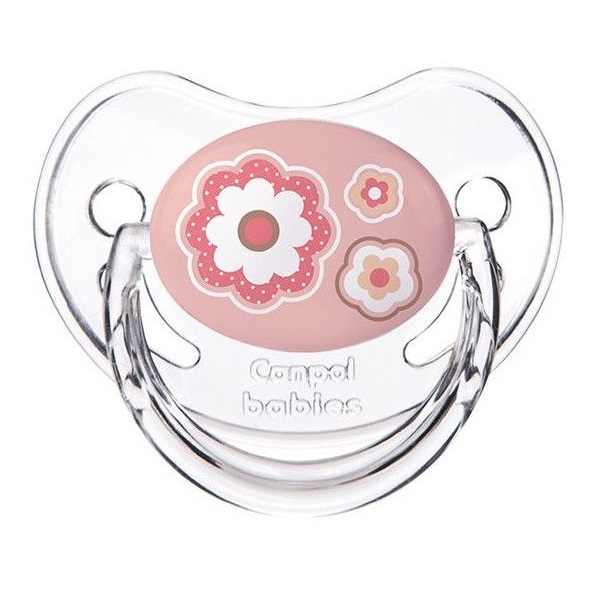 Силіконова анатомічна пустушка Canpol Babies Newborn baby, 0-6 міс., кораловий (22/565_pin) - Pampik