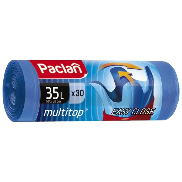 Пакеты для мусора Paclan Multitop, 35 л, 30 шт. - Pampik