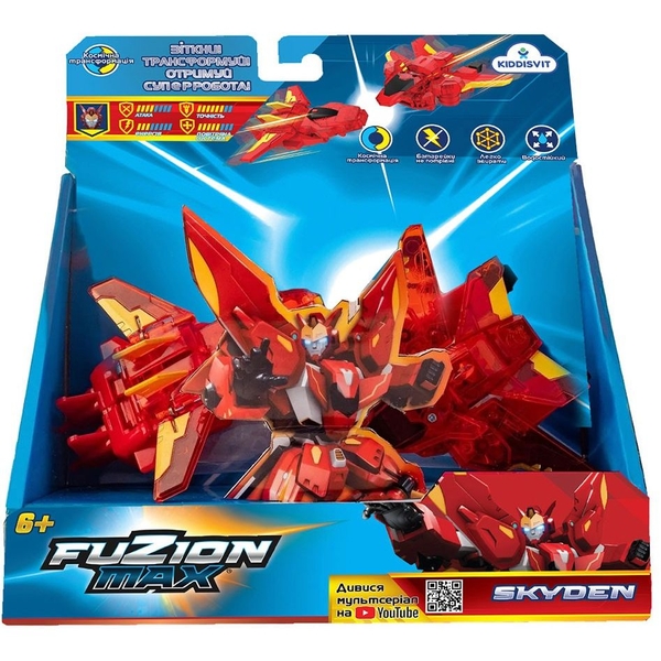 Ігровий набір літаків-трансформерів Fuzion Max Скайден (54001) - Pampik - 5