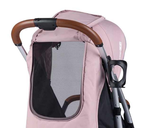 Уценка. Прогулочная коляска FreeON Lux Premium Dusty Pink-Black (44688) - Pampik - 5