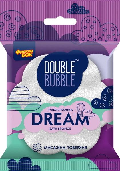 Губка банна Фрекен Бок Мрія, з масажною поверхнею - Pampik
