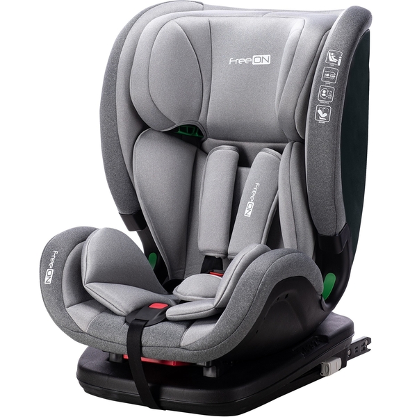Уценка. Автокресло FreeON Trex Light Grey, светло-серый (47146) - Pampik - 2