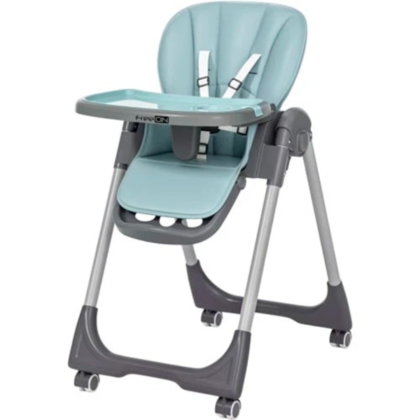 Стільчик для годування FreeON Kai, бірюзовий (82689) - Pampik