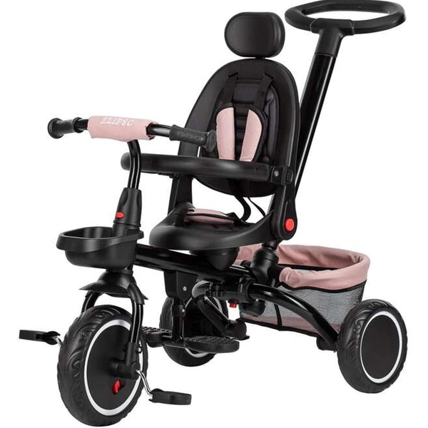 Триколісний дитячий велосипед FreeON Free2Move Elipso black pink (JY-T08B) - Pampik - 4